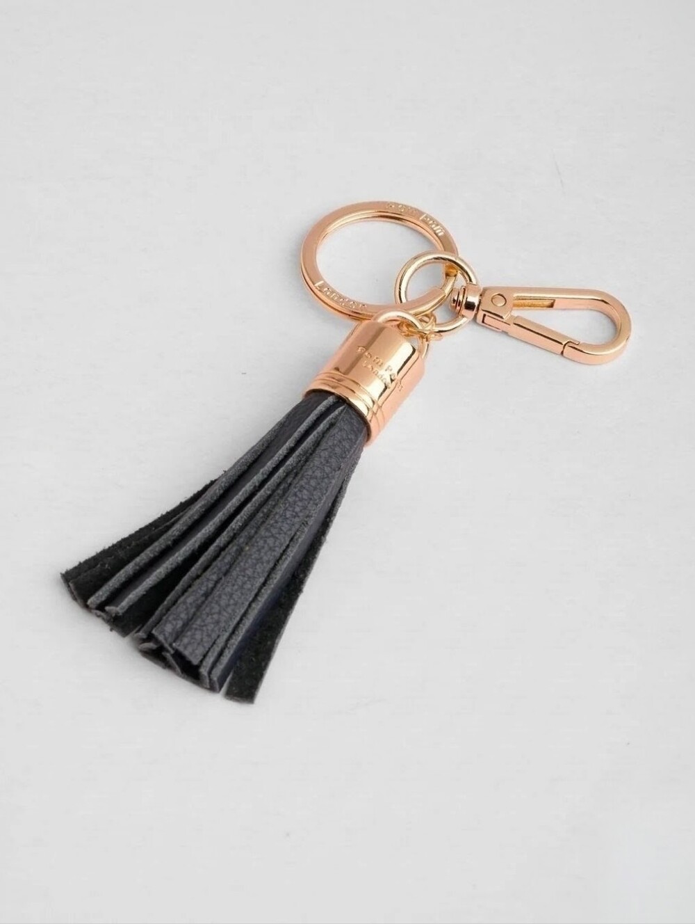 Pom Pom London Black Tassel Key Ring